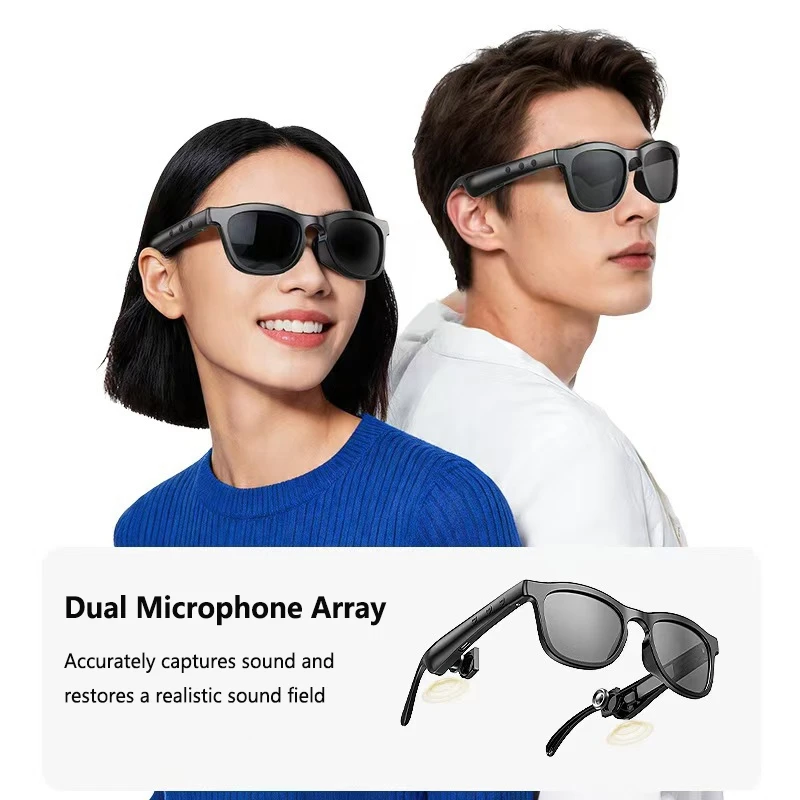 Smart Glasses Lens - Lunettes de soleil intelligentes 8K AI