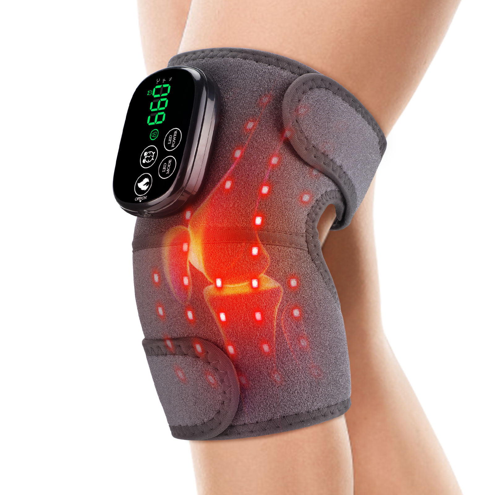 Smart Knee Wrap - Genouillère à Lumière Rouge sans Fil