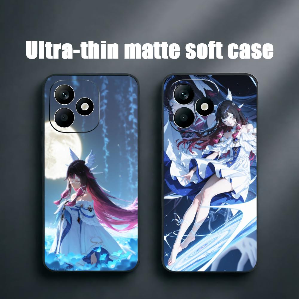 Xiaomi Redmi Note 14 - Coque de téléphone souple noire columbina